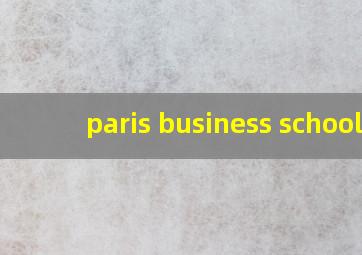 paris business school